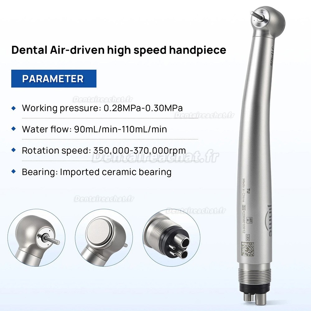 Pièce à main de turbine dentaire Jinme J1Plus (tête de couple) 4 trous